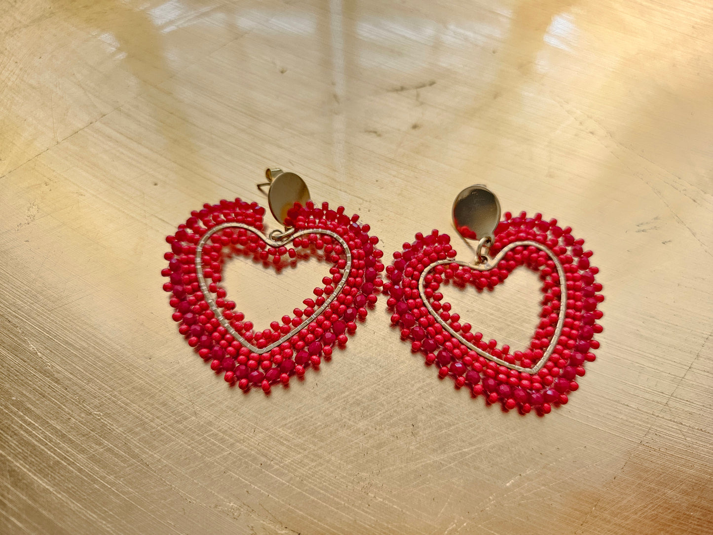 Bloes lange mouw rood multicolor Romantisch