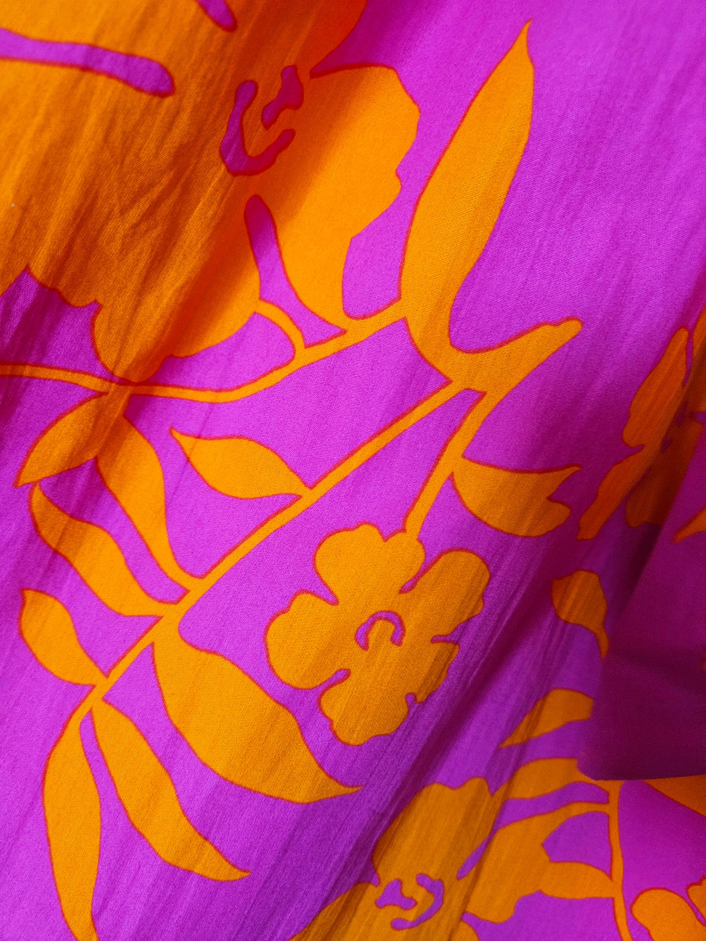 Jurk Midi rose/oranje